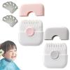 Trimpocket Hair Trimmer/Comb Kids, 2 in 1 Hair Trimmer, Double Sided Hair Razor Comb Cutter, with Cover, Blades Replaceable (Pink+White) view 1