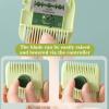 Trimpocket Hair Trimmer/Comb Kids, 2 in 1 Hair Trimmer, Double Sided Hair Razor Comb Cutter, with Cover, Blades Replaceable (Pink+White) view 4