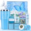 Birthday Gifts for Women Best Friends: Relaxation Spa Sets, Get Well Soon Basket, Friendship Self Care Package, Mothers Day Gifts for Mom - Wife - Grandma - Sister - Coworker - Secretary view 1