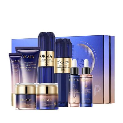 AESTHTANY Skin Care Set Enzyme Skin Care Kit Beauty Gift Skin Kit For Women With 8 Pieces Valentines day gift