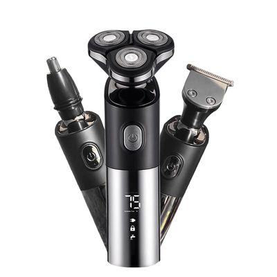 BJFSEAFN 3 Head Electric Shaver for Men 3D Electric Razor Waterproof Beard Trimmer Cutter for Men Shaving Machine Recharge LED Display