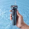 BJFSEAFN Rotating 3 Cutter Heads Washable USB Rechargeable Electric Shaver Razor LED Smart Waterproof Shaving Machine view 4