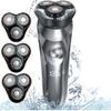 BJFSEAFN Electric Shaver for Men Beard Trimmer Machine Shaving Electric Razor Trimmer Beard Shaving Machine with 3 Cutter Heads view 1