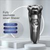 BJFSEAFN Electric Shaver for Men Beard Trimmer Machine Shaving Electric Razor Trimmer Beard Shaving Machine with 3 Cutter Heads view 2