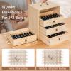 TORIBIO Essential Oils Box for 192 Bottles, Wooden Essential Oils Storage Organizer Holds 5 10 15 20 30 ml for Young Living & Doterra Bottles view 4