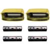 SUNJCO New 2-pack Replacement Foil and Cutters for Ba-Byliss PRO Double Foil Shaver, Replacement Foil for Ba-Byliss PRO FXFS2 Shaver, (Gold) view 4