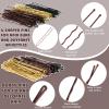 480 Pcs Bobby Pins Hair Pins Kit, U Shaped Hair Pins for Buns, Hair Pins for Women, Hair Rubber Bands with Box, 2/2.36/2.76inch Black Bobby Pins Brown Hair Blonde Hair Pins for Styling view 3