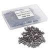 1000Pcs Hair Extension Beads Micro link Rings, 5mm Silicone Lined MicroLink Rings Hair Extensions Tool (Dark Brown) view 1