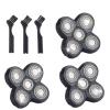 3 Pack Shaver Replacement Blades for Fre*bi*d Bald Men Head Shaver Kit, 5 Blades Head Shaver Replacement Heads,Head and Face Electric Razor Shaver Heads view 1