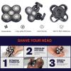 3 Pack Shaver Replacement Blades for Fre*bi*d Bald Men Head Shaver Kit, 5 Blades Head Shaver Replacement Heads,Head and Face Electric Razor Shaver Heads view 3