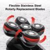3 Pack Shaver Replacement Blades for Fre*bi*d Bald Men Head Shaver Kit, 5 Blades Head Shaver Replacement Heads,Head and Face Electric Razor Shaver Heads view 4