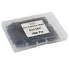 1000Pcs Hair Extension Beads Micro link Rings, 5mm Silicone Lined MicroLink Rings Hair Extensions Tool (Black) view 3