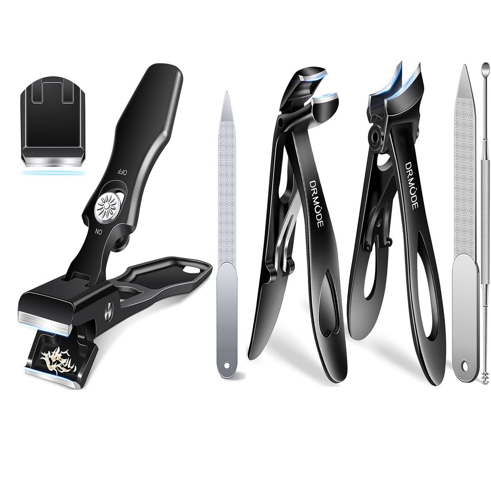 Nail Clippers for Men Thick Nails,Upgrade Straight Toenail Clippers for Seniors with Wide Opening,Large Slanted Nail Clippers for Men Thick Ingrown Nails with Wide Opening, Angled Head Nail Clipper Cu