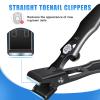 Nail Clippers for Men Thick Nails,Upgrade Straight Toenail Clippers for Seniors with Wide Opening,Large Slanted Nail Clippers for Men Thick Ingrown Nails with Wide Opening, Angled Head Nail Clipper Cu view 3