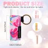 6PCS Lip Balm Holder Keychain, Christmas Stocking Stuffers Gifts, Lip Gloss Holder Key Chains Women Cute Lipstick Holder Lip Balm Pouch Keychain Compatible with ChapStick,Burt's Bees,LANEIGE,Aquaphor view 3