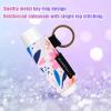 6PCS Lip Balm Holder Keychain, Christmas Stocking Stuffers Gifts, Lip Gloss Holder Key Chains Women Cute Lipstick Holder Lip Balm Pouch Keychain Compatible with ChapStick,Burt's Bees,LANEIGE,Aquaphor view 4