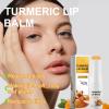Lip Lightening for Dark Lips, Turmeric Lip Balm, Moisturizing Lip Care for Dry Lips, Lip Exfoliator Scrub for Lip Softening & Hydration (3PC) view 3