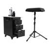 AreMOLO Rolling Makeup Case, Makeup Train Box Large Storage Travel Make-up Trolley Cosmetic Travel Organizer with 3 Side Drawers & Wheels, Cosmetic Case Salon Barber Bag Traveling Cart, Load 44.09lbs view 1