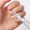 Cuticle Scissors Stainless Steel Cuticle Trimmer Scissors for Manicure and Pedicure Curved Nail Scissors Beauty Grooming Kit for Nail, Eyebrow, Eyelash view 3