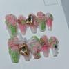 Handmade Nail Art, Wearing Nail, Rose, Detachable Nail Patch, Fake Nail(S) view 1