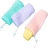 6Pcs Random Color Exfoliating Mesh Soap Pouch Bubble Foam Net Bag for Body Facial Cleaning Tool,for Shower Saver Pouch Drawstring Foaming Net Soap Bag Used Repeatedly Easy to Store Cleansers view 3
