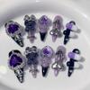 Handmade Wearable Nail Patches - Detachable and Reusable Fake Nails(M) view 2