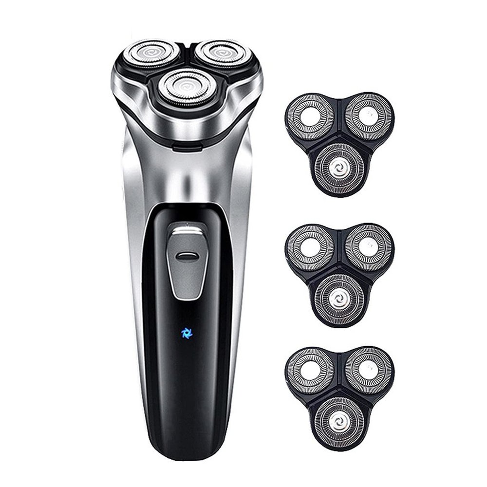 BJFSEAFN Men Electric Shaver 3 Blades Beard Razor USB Rechargeable Trimmer Hair Sideburns Cutter Machine