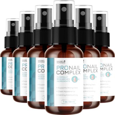 Pronail Complex Spray - ORIGINAL FORMULA Toenail Treatment Extra Strength, Restores Appearance of Discolored/Damaged Nails, Toe and Fingernail Repair - 100% Natural Ingredients - 6 Month Supply