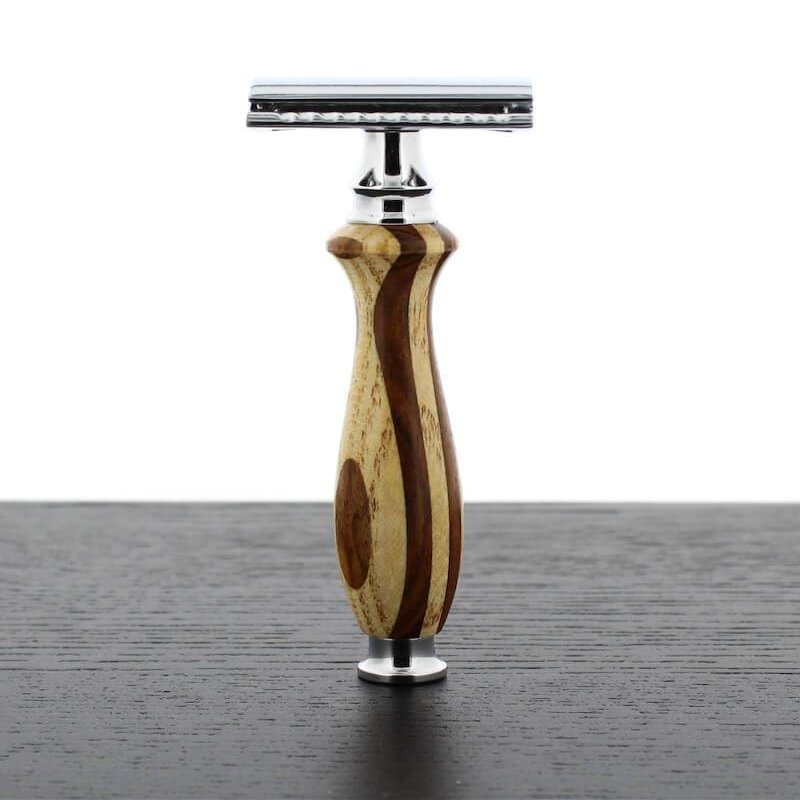West Coast Shaving Natural Collection Razor 38WS, Rosewood & White Ash (Open Comb)