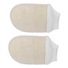 Beatifufu 2pcs Body Exfoliating Scrub Loofah Sponge Pads Gentle Cleansing Bath Gloves view 1
