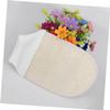 Beatifufu 2pcs Body Exfoliating Scrub Loofah Sponge Pads Gentle Cleansing Bath Gloves view 4