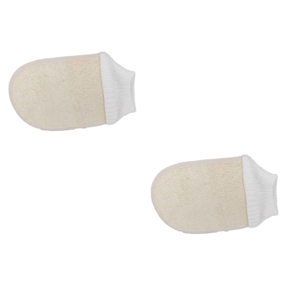 minkissy 2pcs Loofah Sponge Pads Exfoliating Loofah Sponge Scrubber for Daily Use