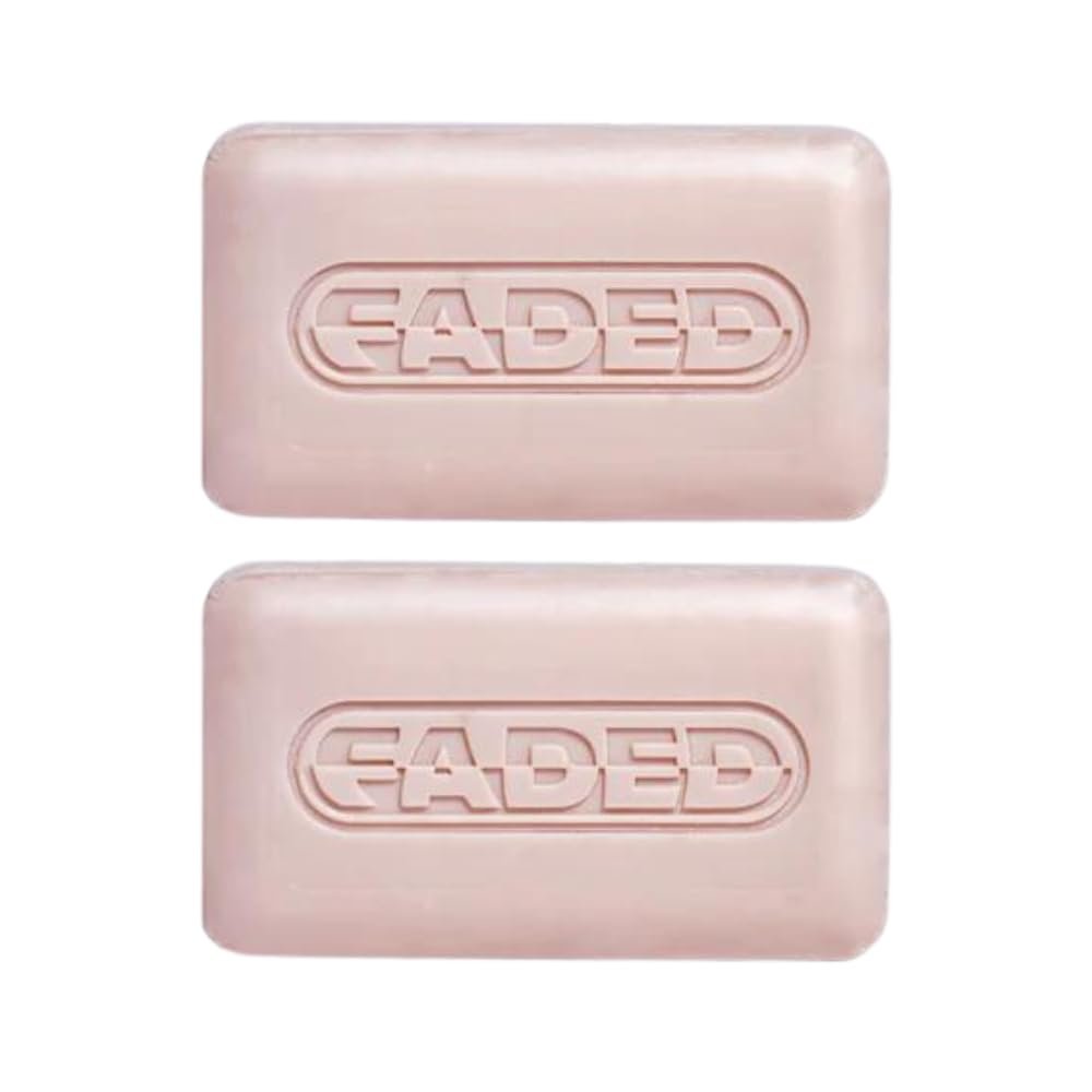 Faded, Cleansing Bar for Face & Body, Moisturizes, 2 Pack