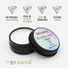 BRAWNA 2 Pck Mapping Paste for Brow and Lip Measuring - Eyebrow Mapping Supplies - PMU & Microblading Supply - Yellow and White view 3