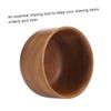 minkissy 3pcs Men Shaving Bowl Shave Butter Bowl for Men Shaving Cream Wooden for Home Barber Shop view 2