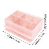 10 Layers Acrylic Eyelash Storage Box, Eyelash Extension Compartment Box Storage Organizer Makeup Organizer False Eyelashes Glue Pallet Holder Accessories () view 2