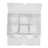 10 Layers Acrylic Eyelash Storage Box, Eyelash Extension Compartment Box Storage Organizer Makeup Organizer False Eyelashes Glue Pallet Holder Accessories (White) view 1