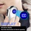 BJFSEAFN Mini Shave Portable Electric Shaver for Men Wet Dry One-Button Mini Travel Razor Electric Rechargeable(Black) view 4
