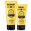 Bee Bald 2-Pack with SCRUB Exfoliating Pre-Shave and HEAL Post-Shave Healing Balm view 1