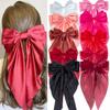10 PCS Hair Bows,Big Bows for Girls and Womens,Hair Bows for Womens,Hair Ribbons,Large Hair Bow for Women,Big Hair Bow,Bows for Women,Oversized Long-tail Cute Aesthetic Hair AccessoriesRed Series view 1