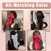10 PCS Hair Bows,Big Bows for Girls and Womens,Hair Bows for Womens,Hair Ribbons,Large Hair Bow for Women,Big Hair Bow,Bows for Women,Oversized Long-tail Cute Aesthetic Hair AccessoriesRed Series view 4