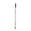 1PC Bamboo Handle Duo Eyebrow Brush Eye Brow Brush And Mascara Brush Eyebrow Comb Makeup Tools For Women Girls, Eyebrow Brush view 1