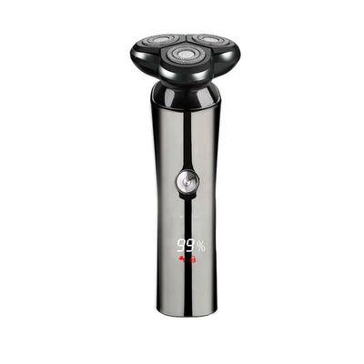 BJFSEAFN Electric Shaver Men Rechargeable Rotary Floating Razor Beard Hair Trimmer LCD Display Shaving Machine Wet and Dry