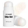 UCANBE White Body Glitter Stick for Singer Concerts Music Festivals, Face Glitter Makeup for Face Body Hair Eyes & Lips, Chunky Glitter Sparkling Mermaid Sequins for Women 1.2OZ view 1