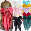 10 PCS Hair Bows,Hair Bows for Women,Hair Ribbons,Oversized Long-tail Cute Aesthetic Hair Accessories,Large Hair Barrettes for Women,Big Hair Bow,Big Bows for Girls view 1