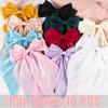 10 PCS Hair Bows,Hair Bows for Women,Hair Ribbons,Oversized Long-tail Cute Aesthetic Hair Accessories,Large Hair Barrettes for Women,Big Hair Bow,Big Bows for Girls view 3