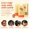 MLSMILE 2pcsHair Styling gel for Baby Hair Wax Stick with Built-in Comb Wax Stick for Hair Slick Stick Hair Care for Kids Styling Waxes for Fly Away & Edge Frizz Hair Refreshing Non-Greasy view 4