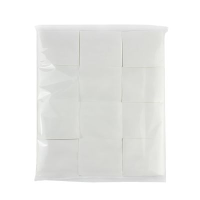 1200Pcs White Non-Woven Square Facial Cotton Pads Soft Thin Lint-Free Cotton Wipes Disposable Cosmetic Cotton Pads for Makeup Remover Nail Polish