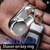 BJFSEAFN Mini Shave Portable Electric Shaver for Men Wet Dry One-Button Mini Travel Razor Electric Rechargeable(Blue) view 3