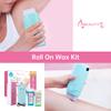 Beauty7 Roll on Wax Kit for Hair Removal, Sugar Waxing Kit, Easy Rolling Portable Warmer with 2pcs Soft Waxing Cartridge(5.3 oz each)100pcs Strips (Wax Kit with Machine) view 3